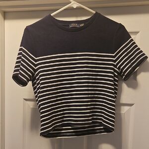 Polo Ralph Lauren Navy Striped T-Shirt